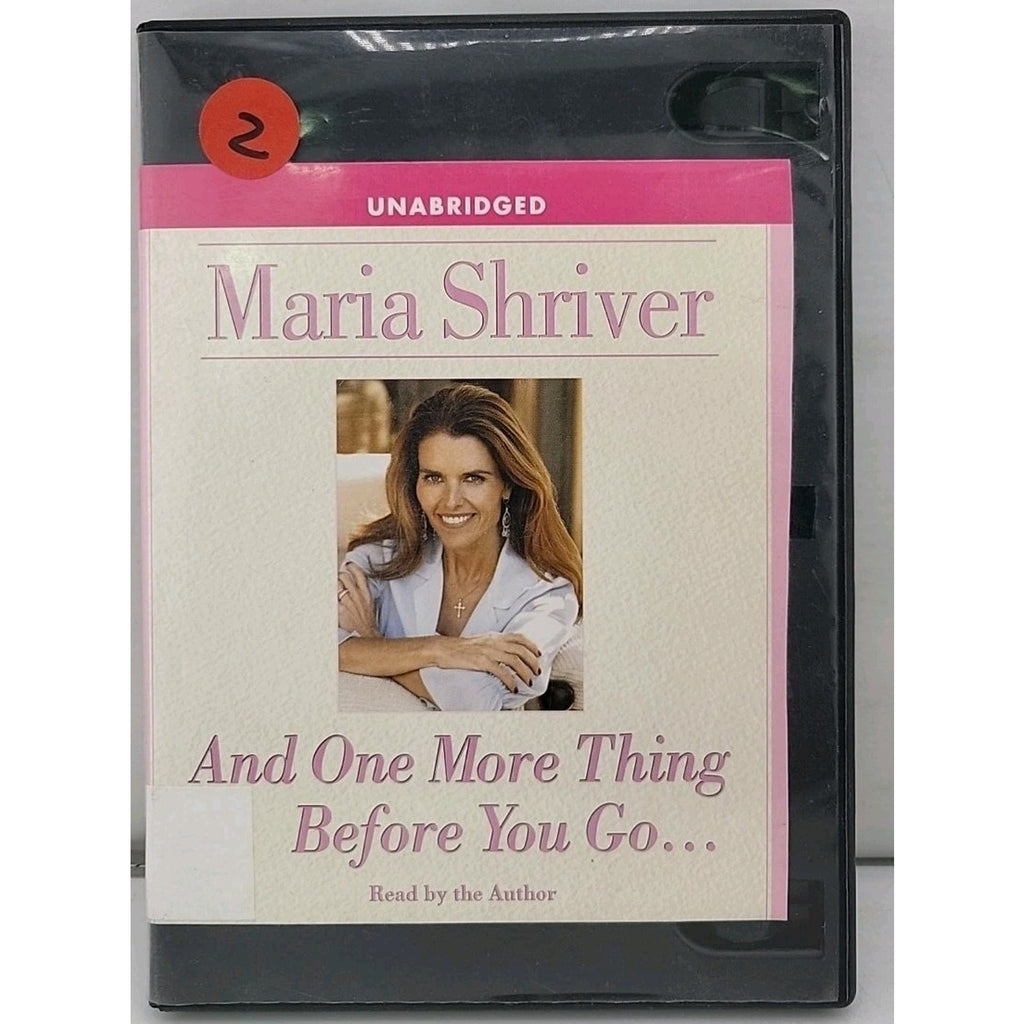 Maria Shriver And One More Thung Before You Go... CD