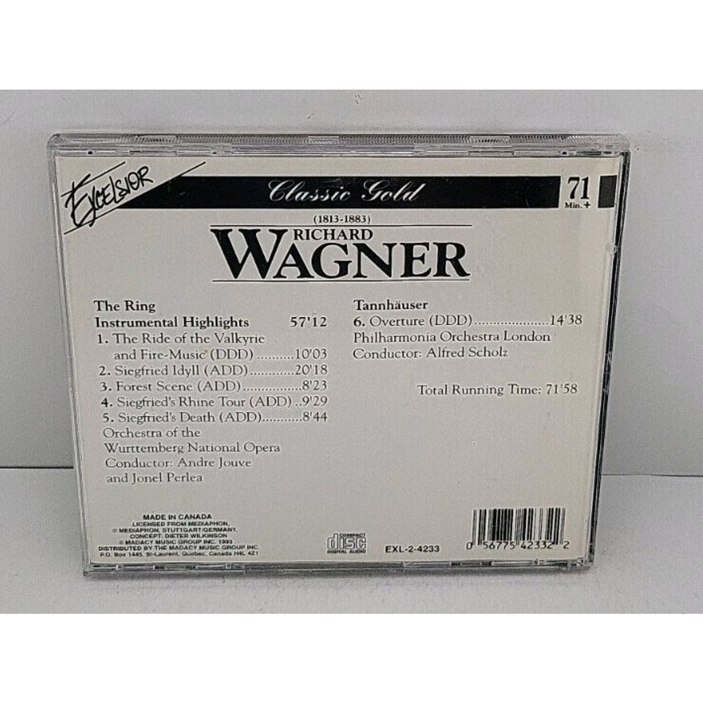 Richard Wagner Classic Gold CD the Ring Ride of the Valkyrie