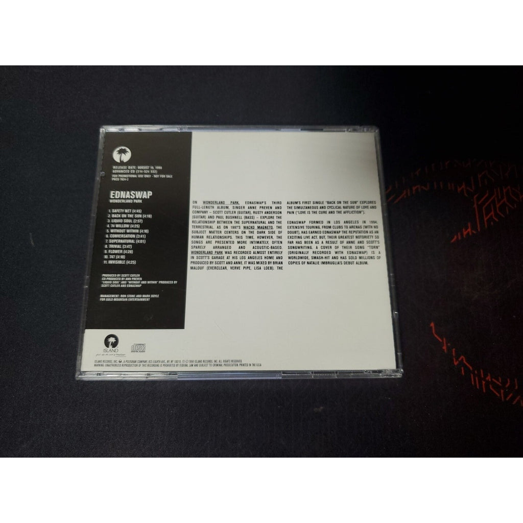 Wonderland Park by Ednaswap (CD, Aug-1998, Island (Label))