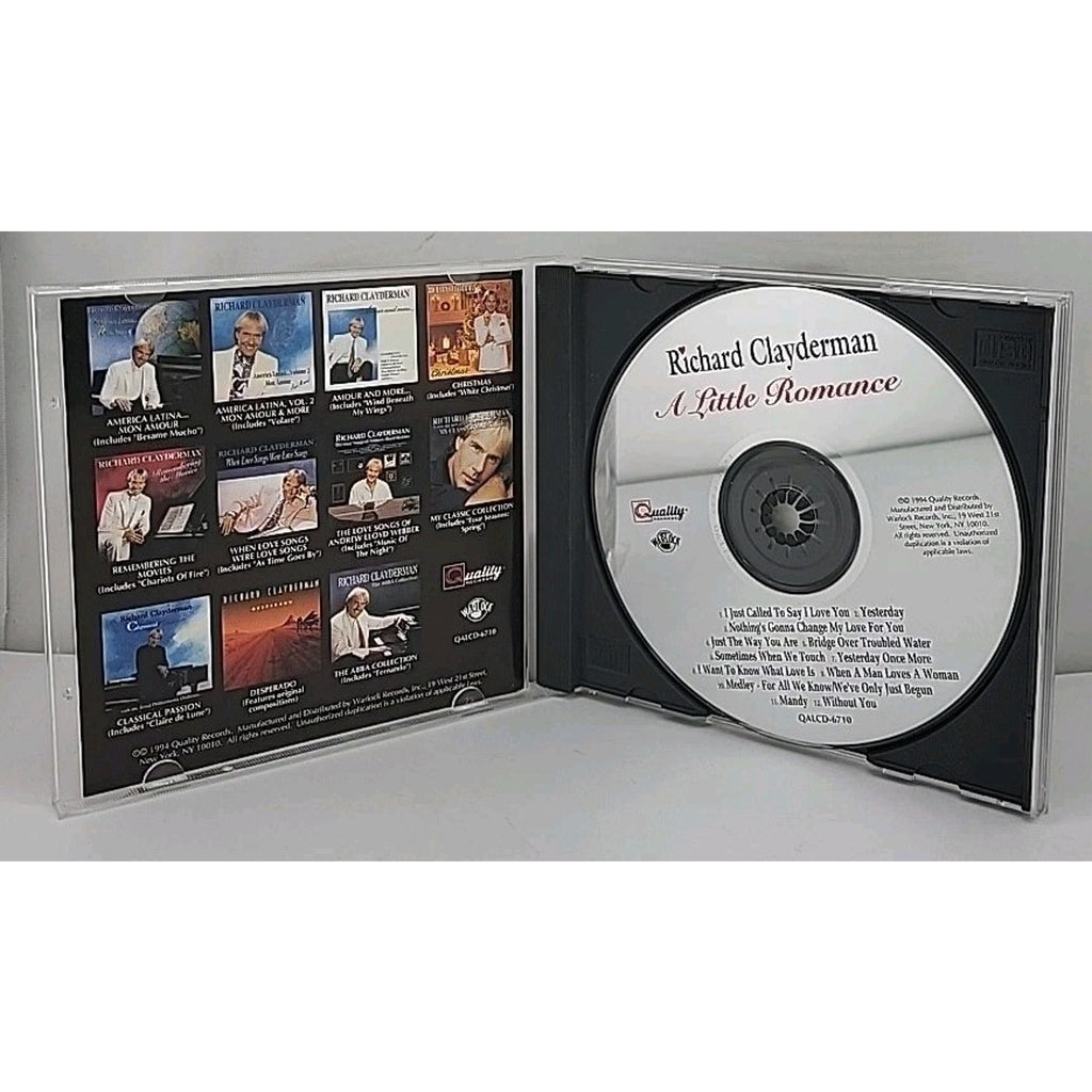 A Little Romance by Richard Clayderman (CD, Mar-1994, Quality)