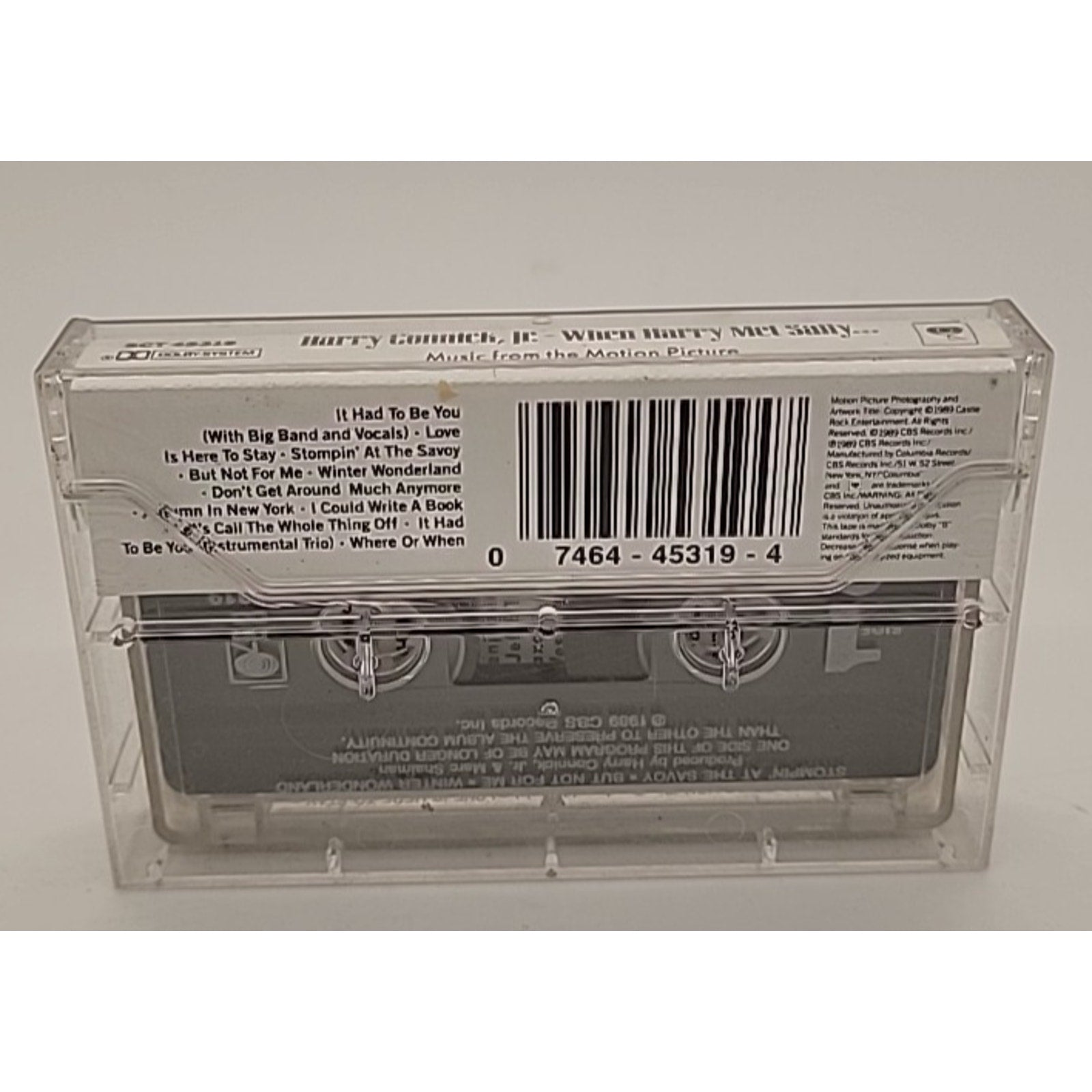 Harry Connick Jr - When Harry Met Sally Soundtrack (Cassette, 1989, CBS)
