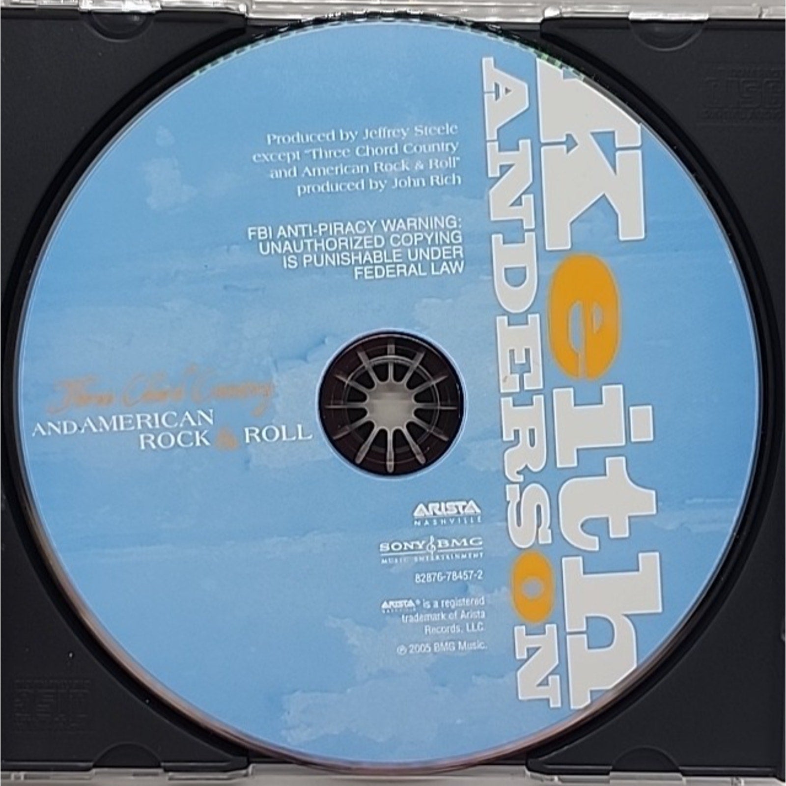 Three Chord Country & American Rock & Roll by Keith Anderson (CD, 2005)