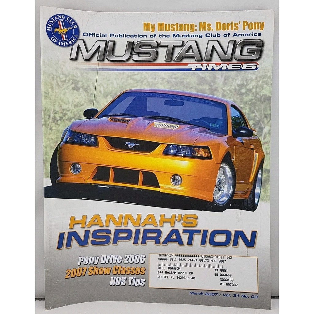 Mustang Times Magazine March 2007 Vol. 31 No. 3