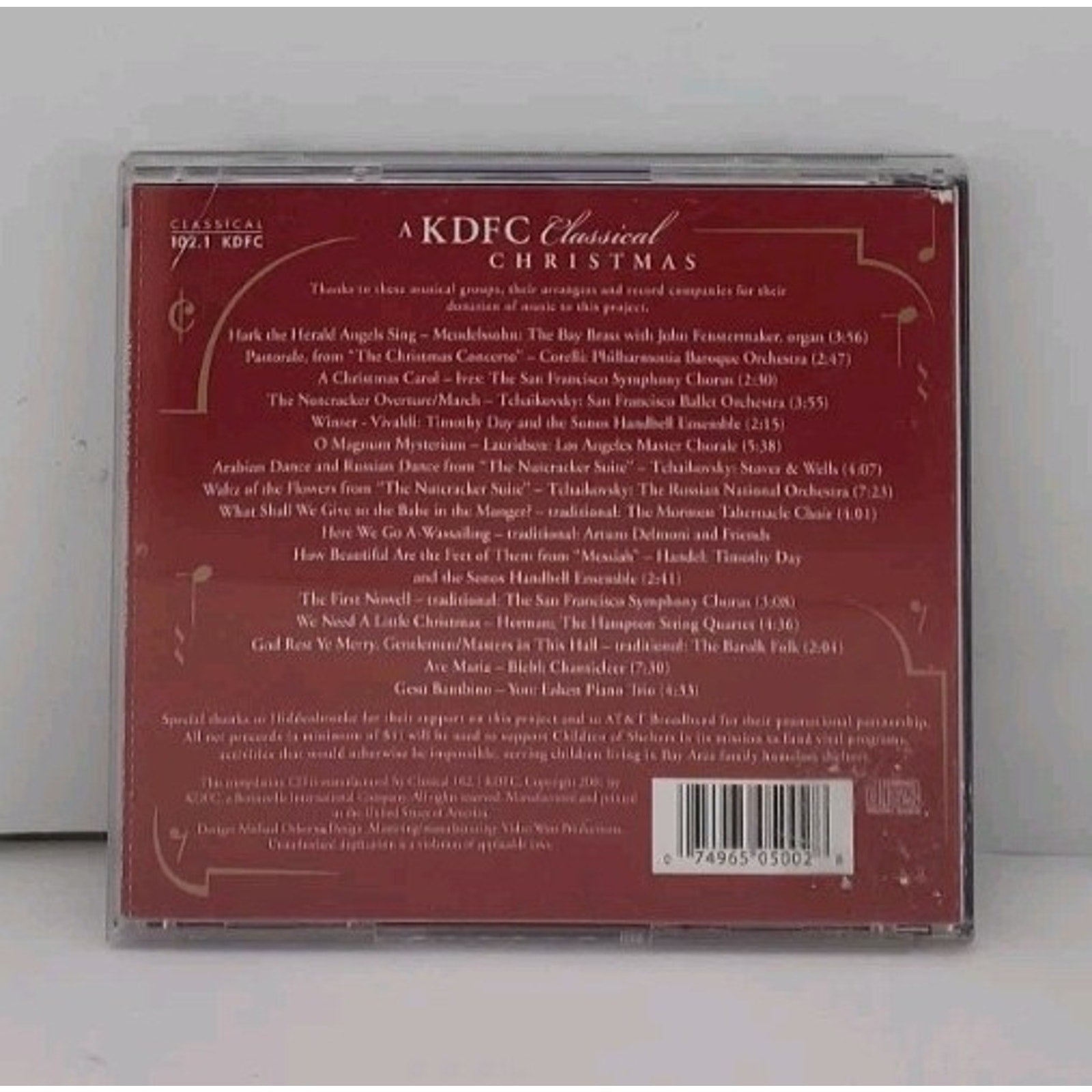 Kdfc 102.1 Classical Christmas by Various (CD, 2001)