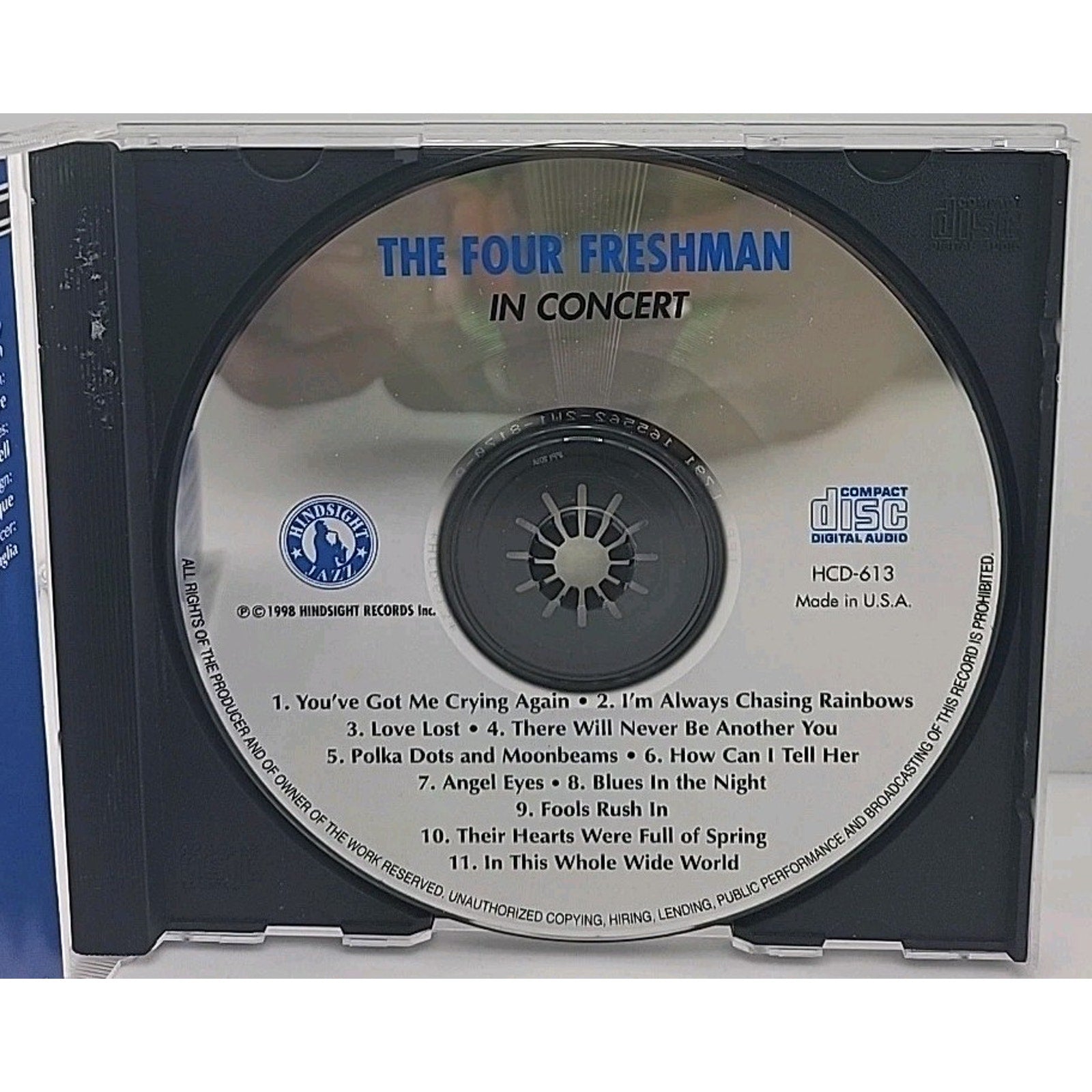 In Concert by Four Freshmen (CD, 1998)