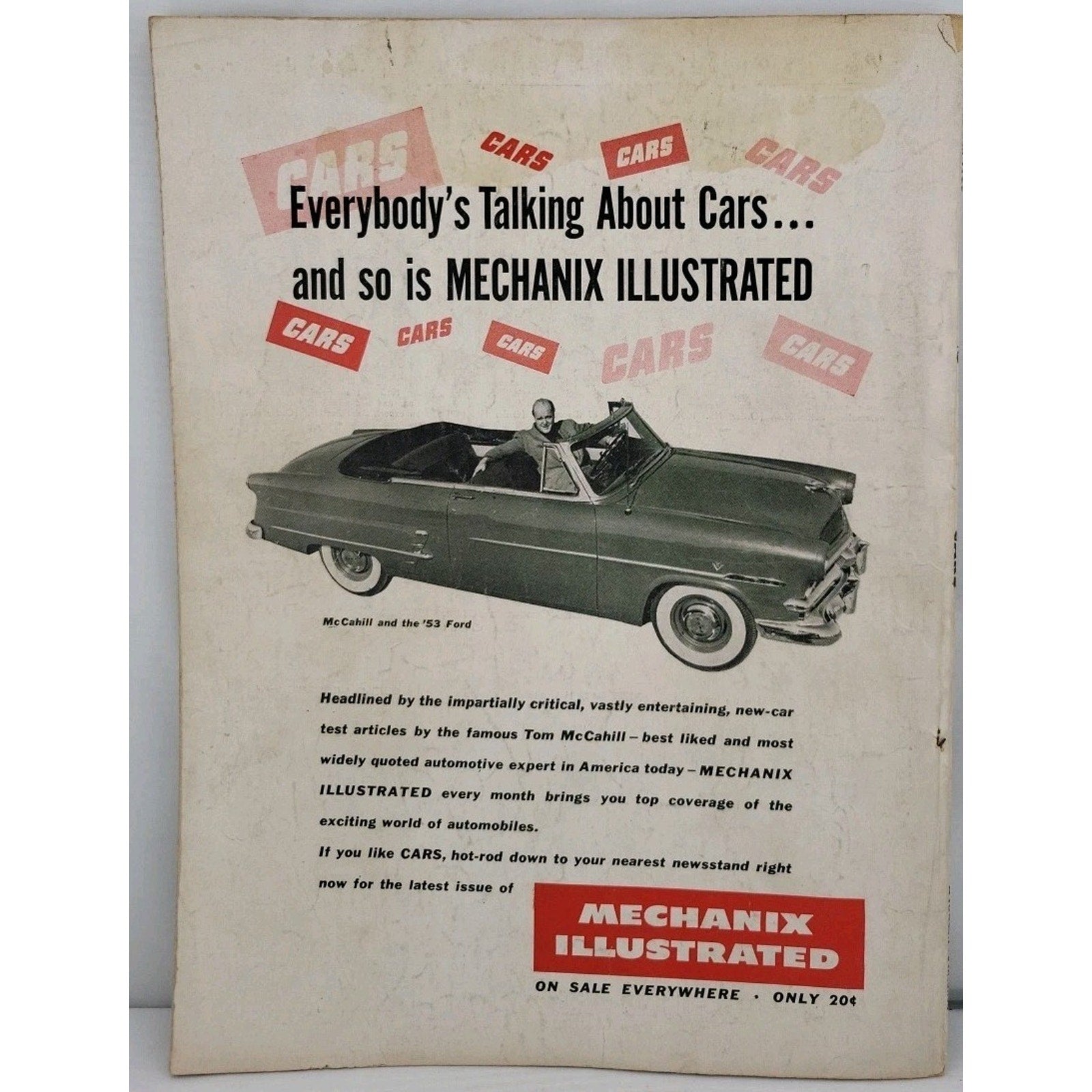 Cars Magazine - Mechanix Illustrated - March 1953 - Volume 1 Number 1