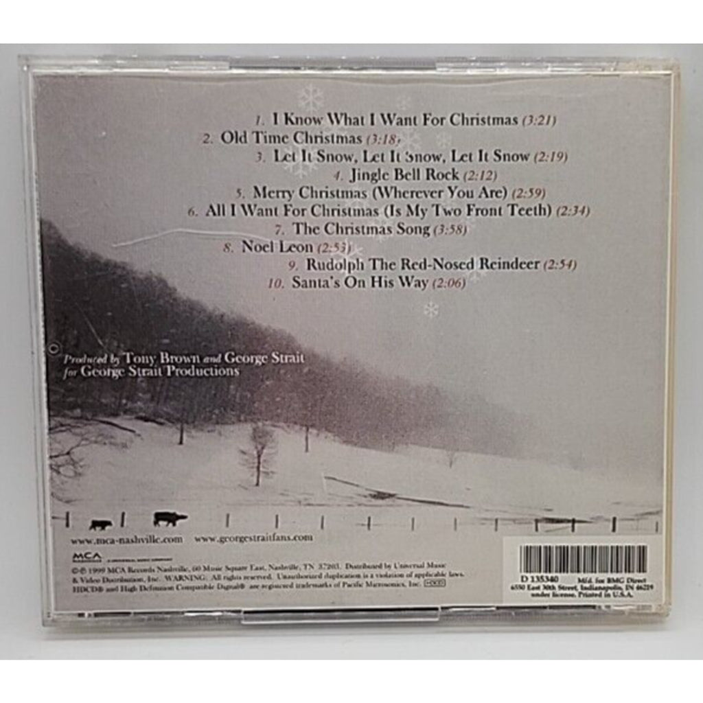Merry Christmas Wherever You Are by George Strait (CD, Sep-1999, MCA Nashville)