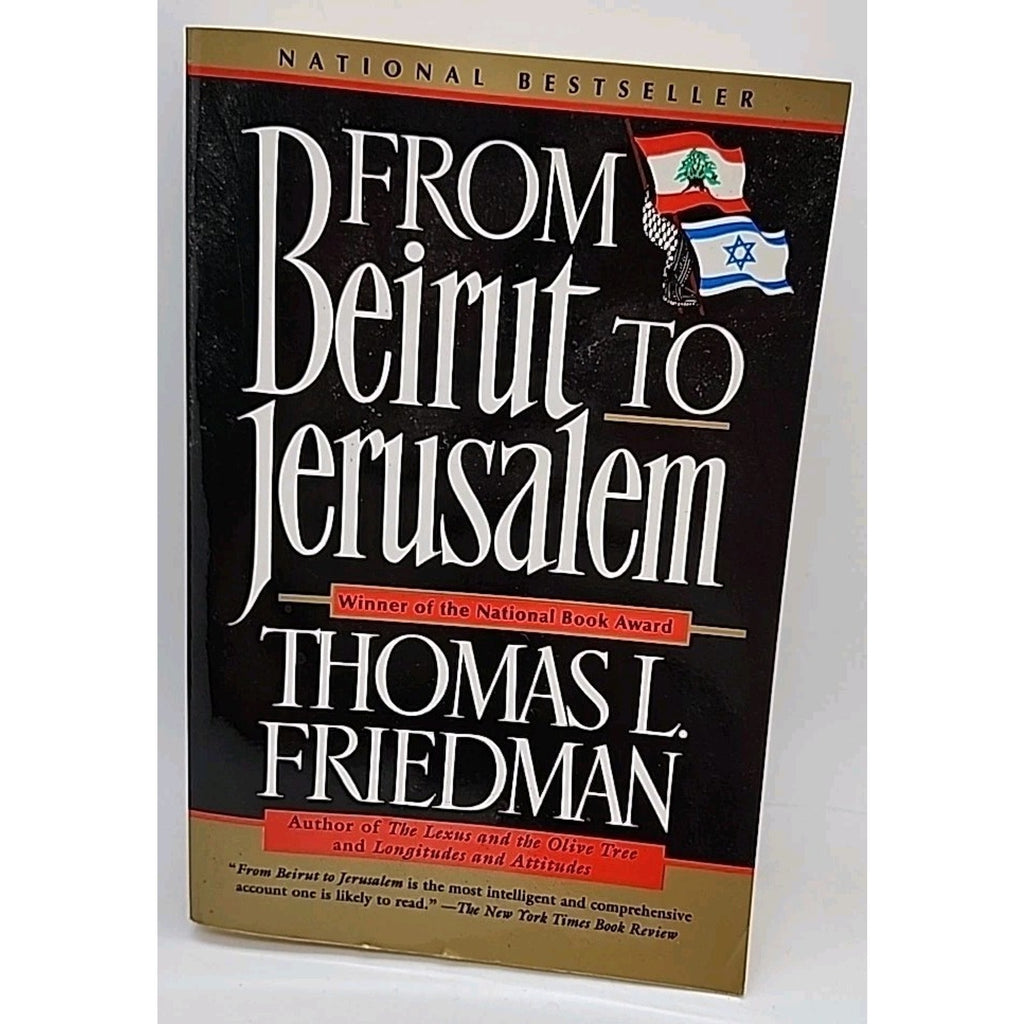 From Beirut to Jerusalem by Thomas L. Friedman (1990, Trade Paperback)