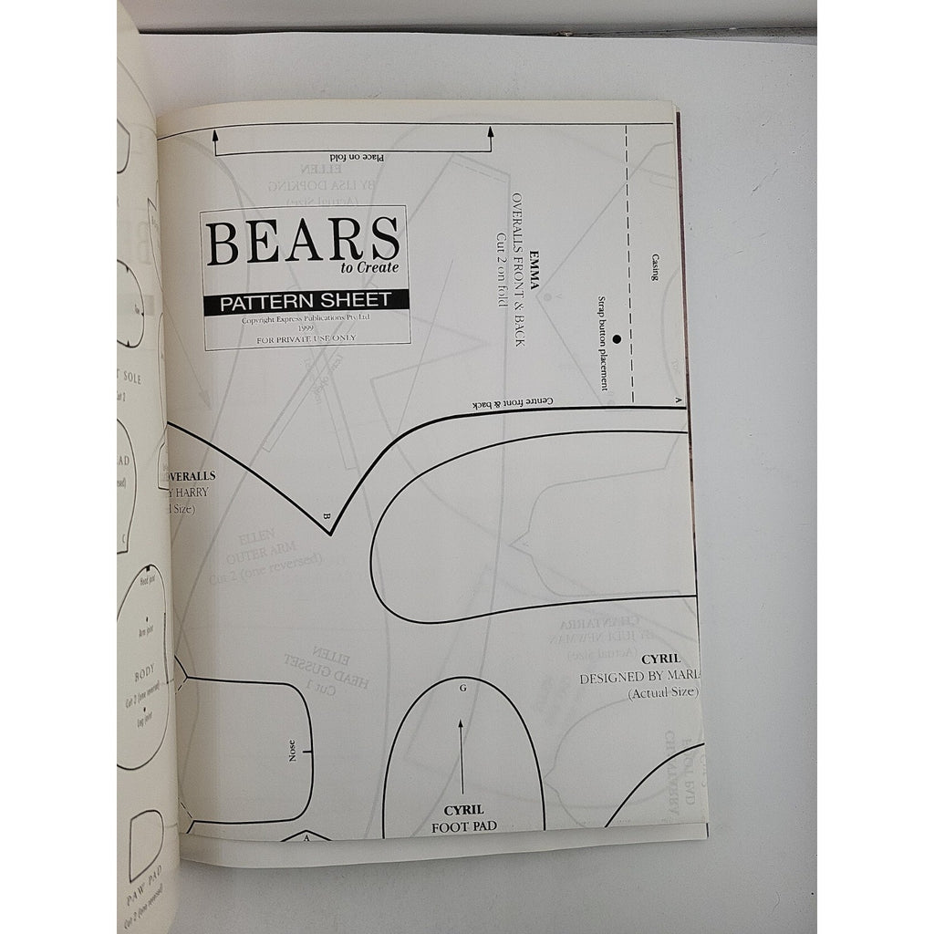 Bears To Create Paperback Book