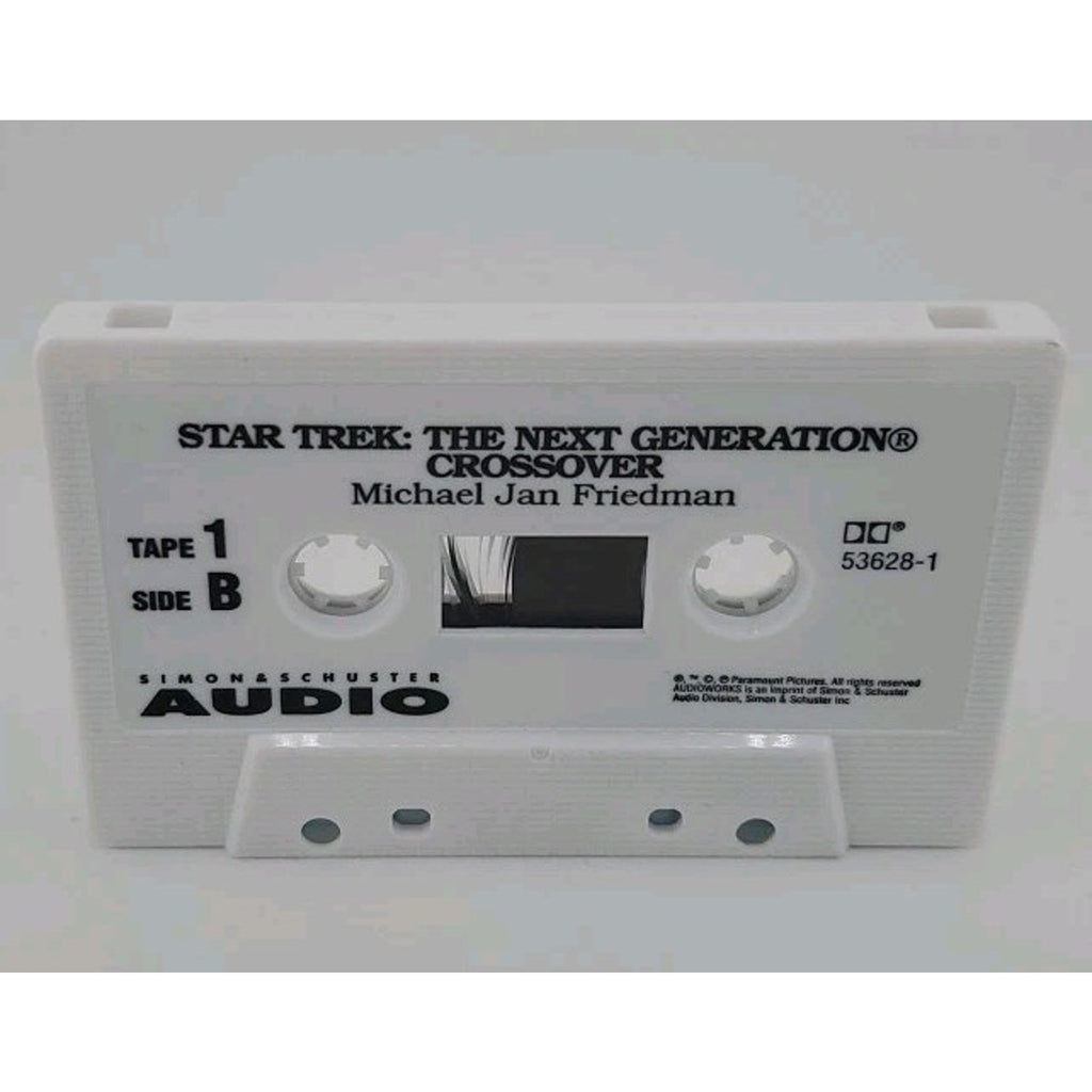 Star Trek The Next Generation Crossover Simon and Shuster Audio Cassettes