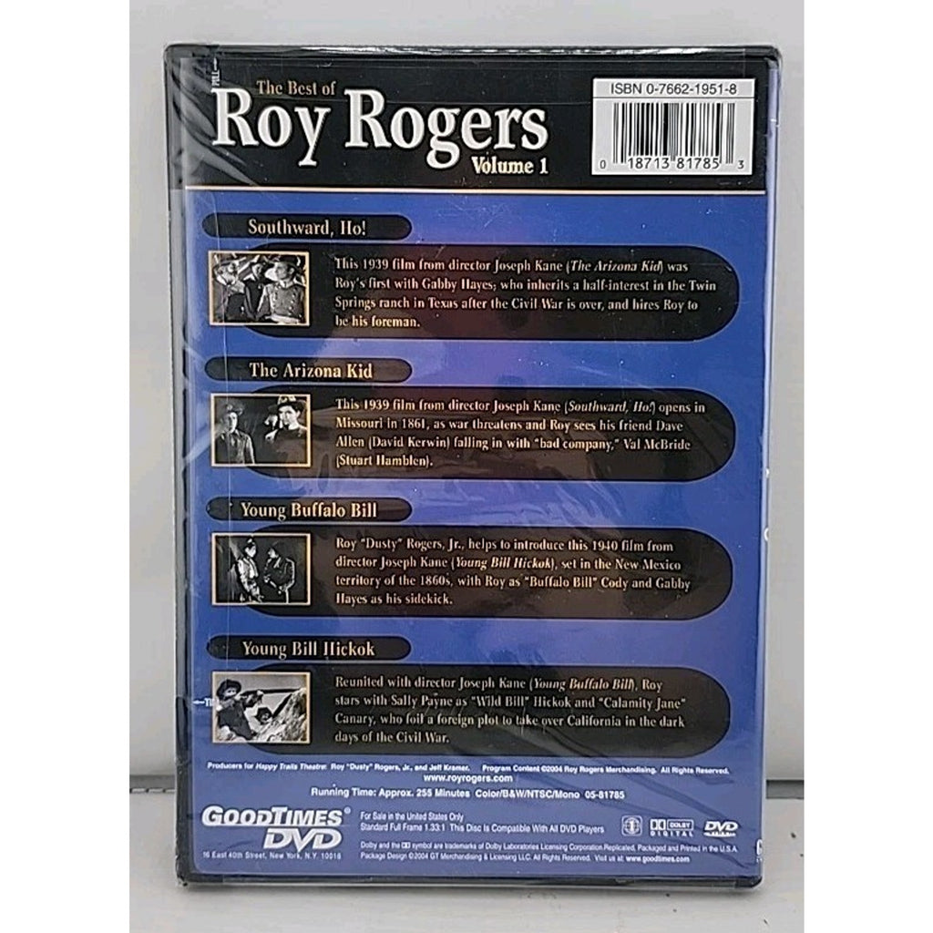 The Best of Roy Rogers Volume 1 (DVD) *Brand New*