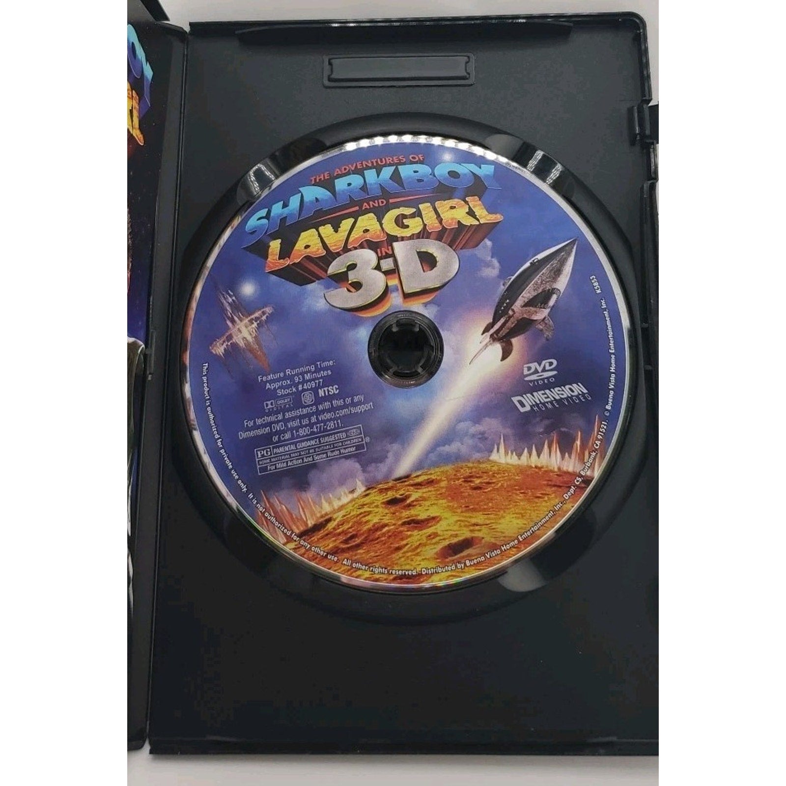 Adventures of Sharkboy & Lavagirl 3d (DVD, 2005)
