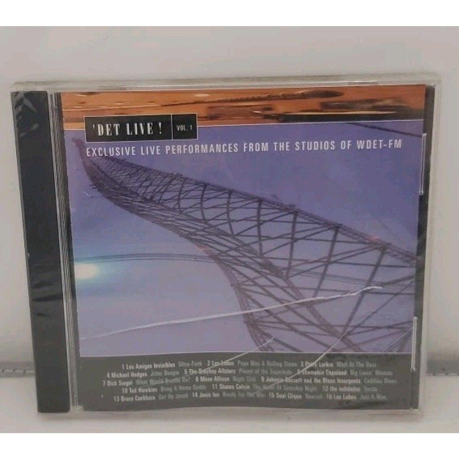 'DET LIVE! Vol.1 - Exclusive Live Performances WDET FM (CD, 1999) *Brand New*