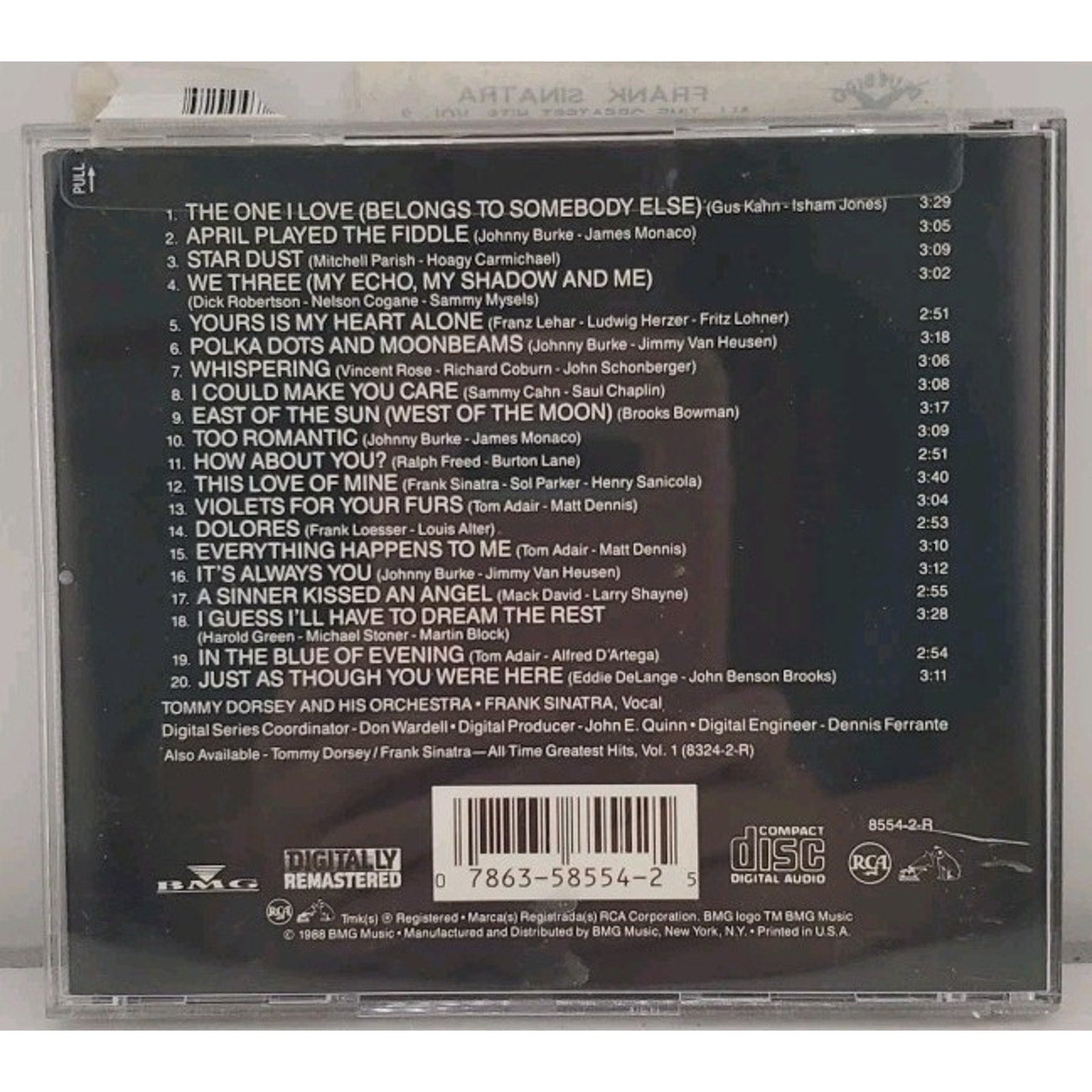 All-Time Hits No. 2 by Dorsey, Tommy / Sinatra, Frank (CD, 1990)