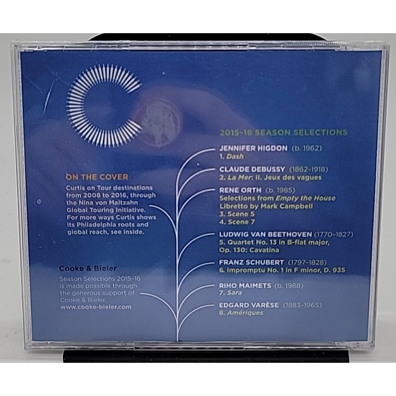 Curtis Institute Of Music 2015-16 Season Selections (CD) *Brand New*