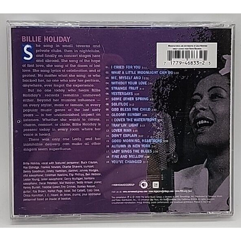 Billie Holiday - The Definitive Billie Holiday, Ken Burns Jazz - CD