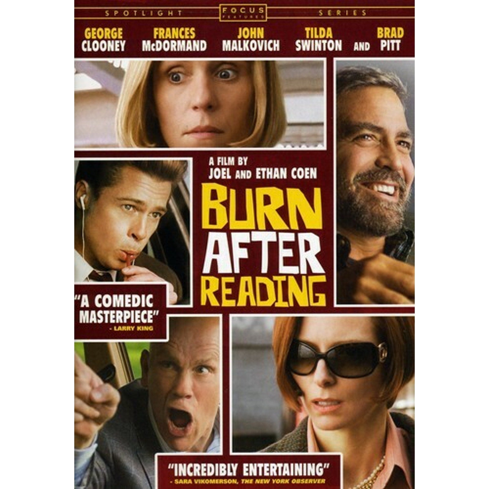 Burn After Reading (DVD, 2008)