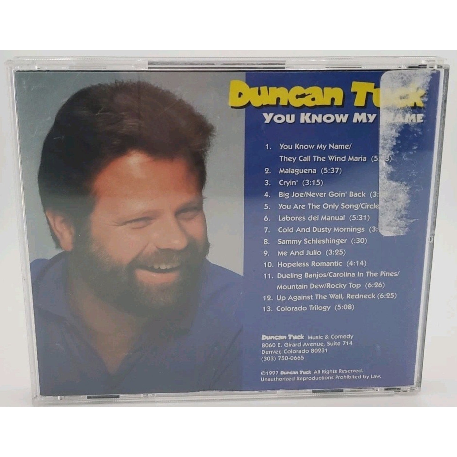 Duncan Tuck - You Know My Name (CD 1997)