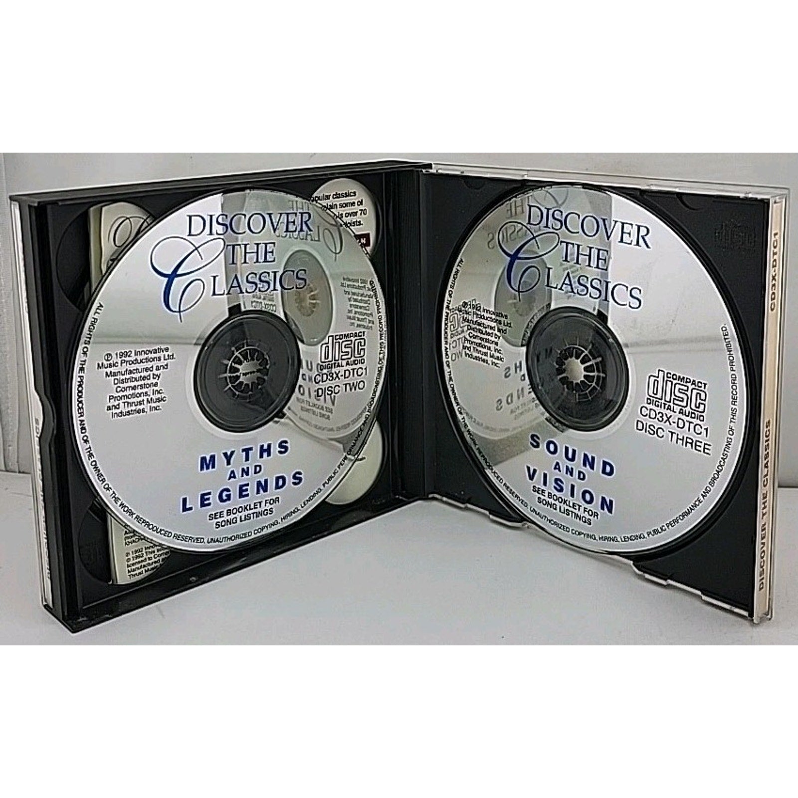 Discover The Classics 3 CD Set 1992 Classical Quality Music