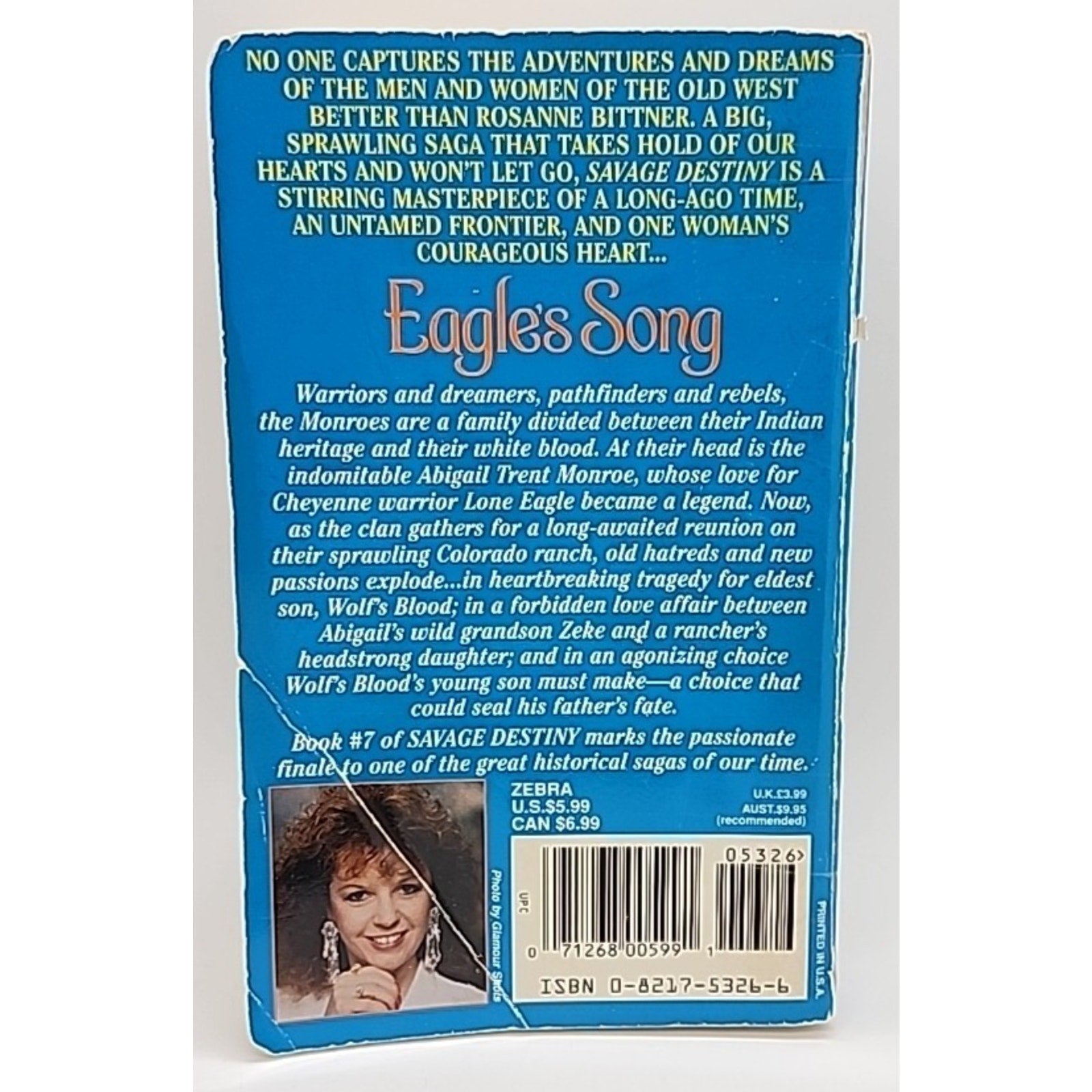 Eagle's Song by Rosanne Bittner (1996, Mass Market)