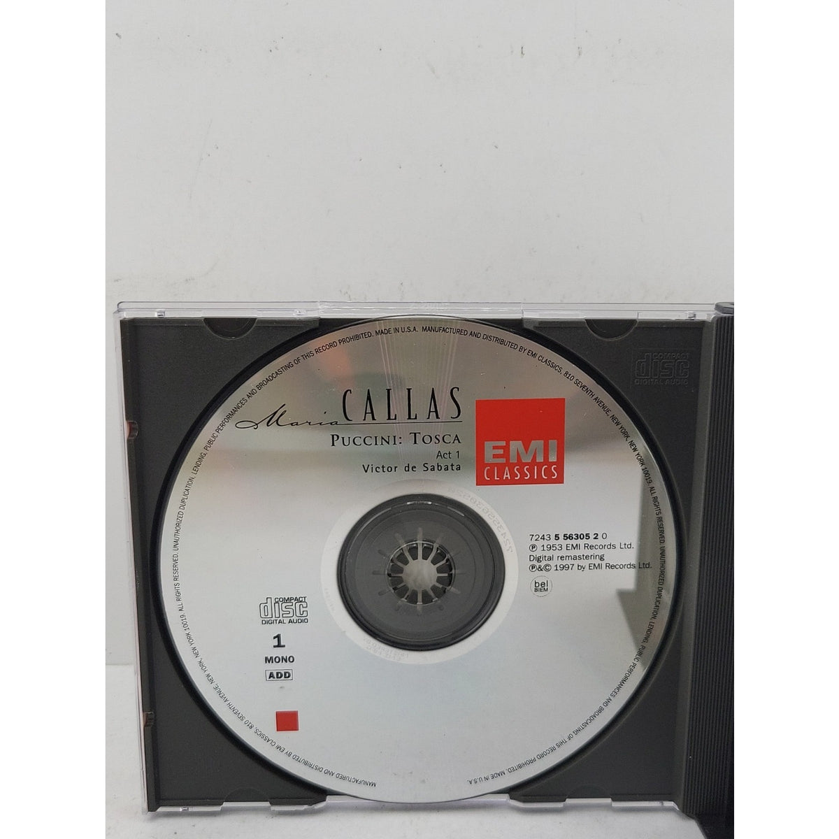 Tosca-Comp Opera by G. Puccini (CD, 1997)