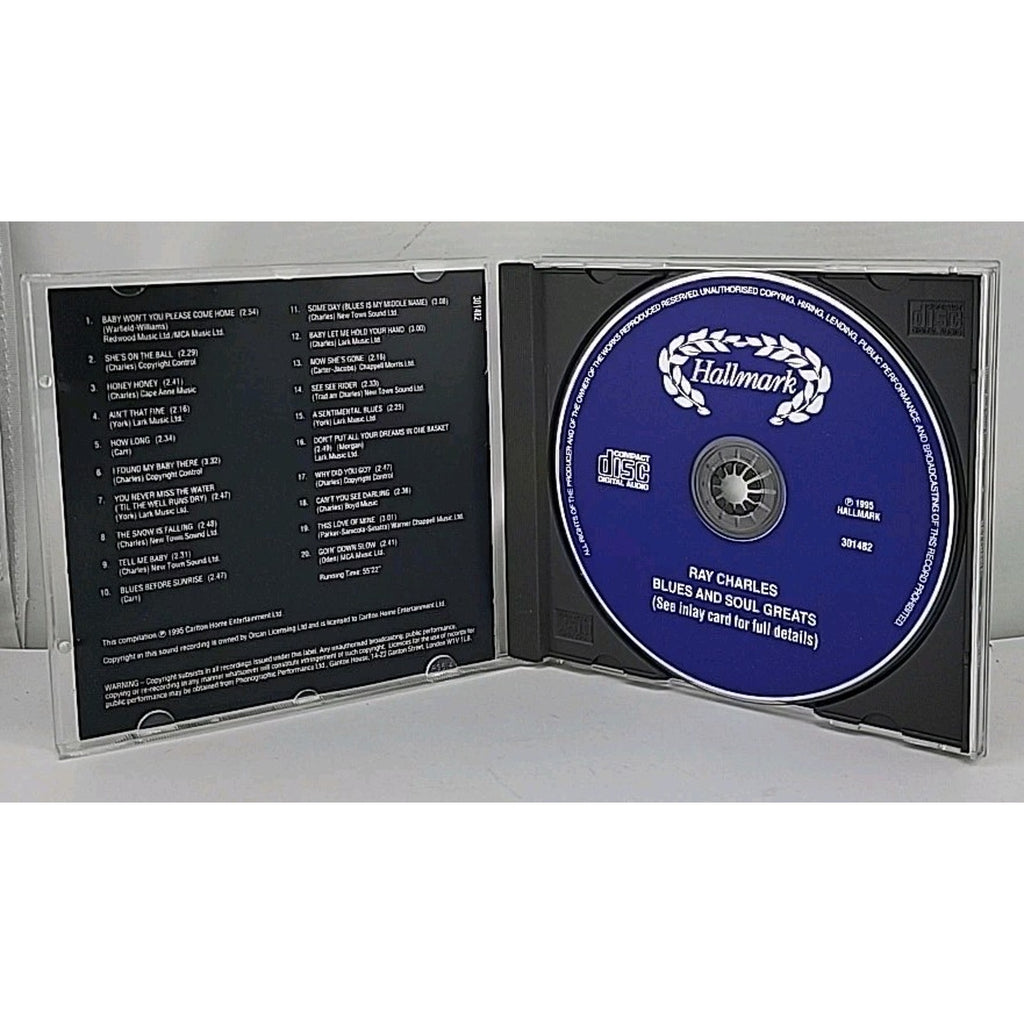 Blues & Soul Greats by Ray Charles (CD, Apr-1998, Hallmark)