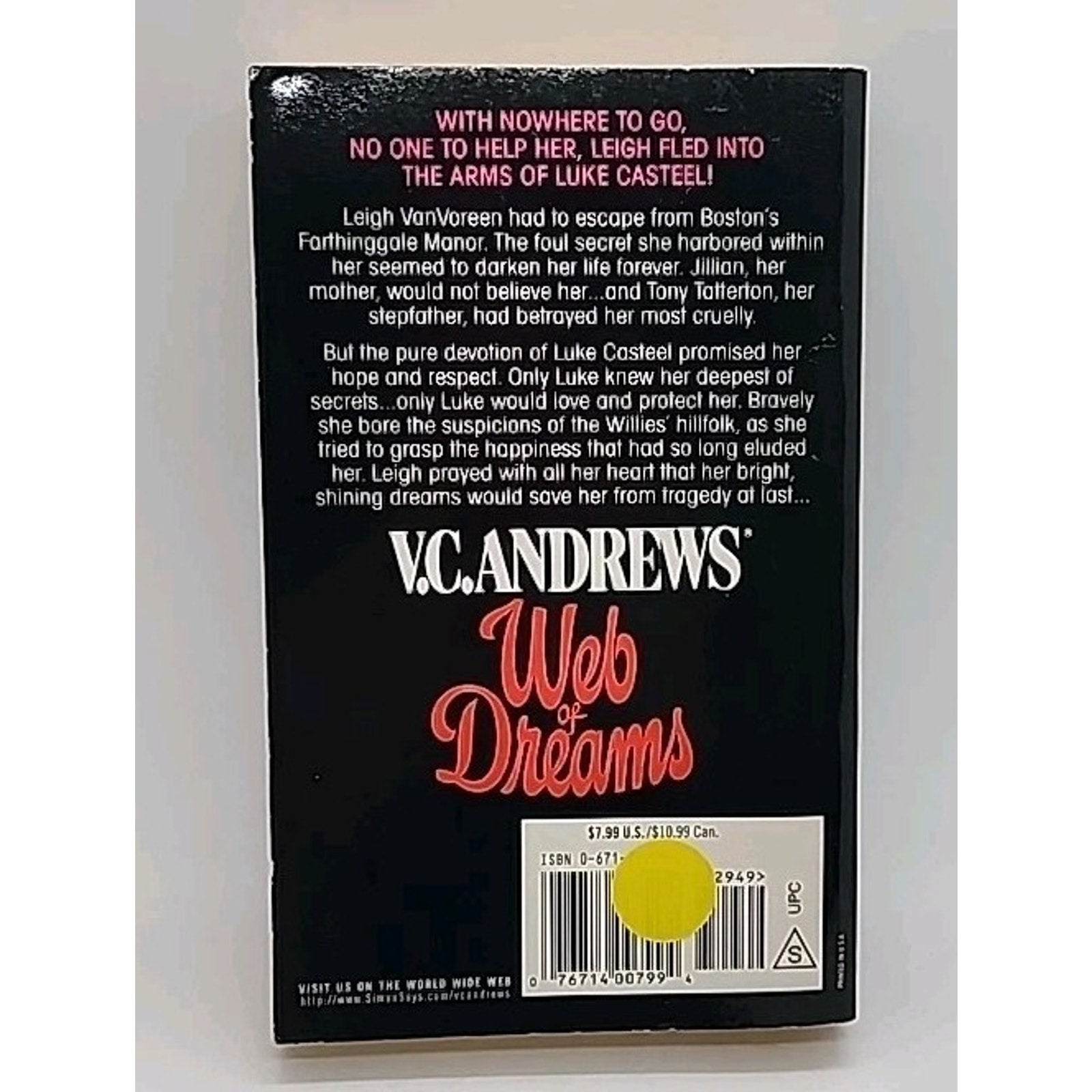 Web of Dreams by V. C. Andrews (1990, Mass Market)