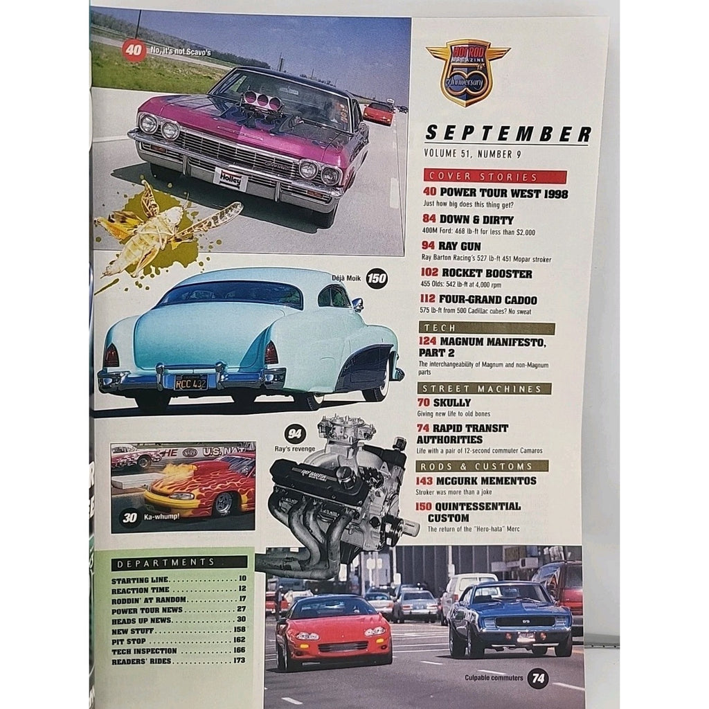 Hot Rod Magazine September 1998