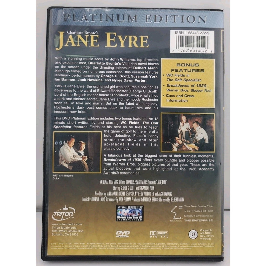 Jane Eyre (DVD, 2002)