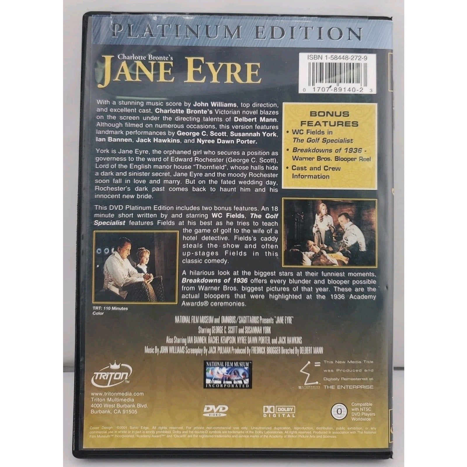 Jane Eyre (DVD, 2002)