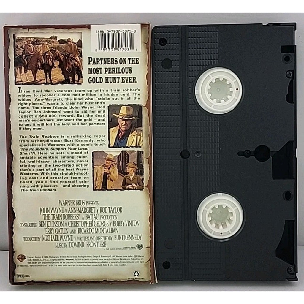 The Train Robbers (VHS, 1997)