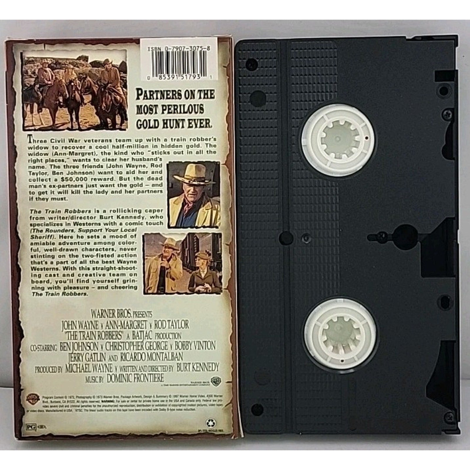 The Train Robbers (VHS, 1997)