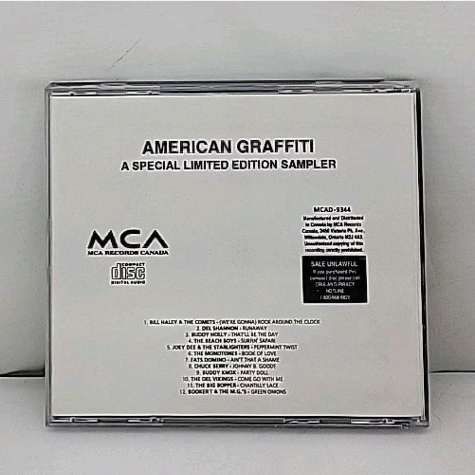 American Graffiti: A Special Limited Edition Sampler (CD, MCAD-9334) *VG*
