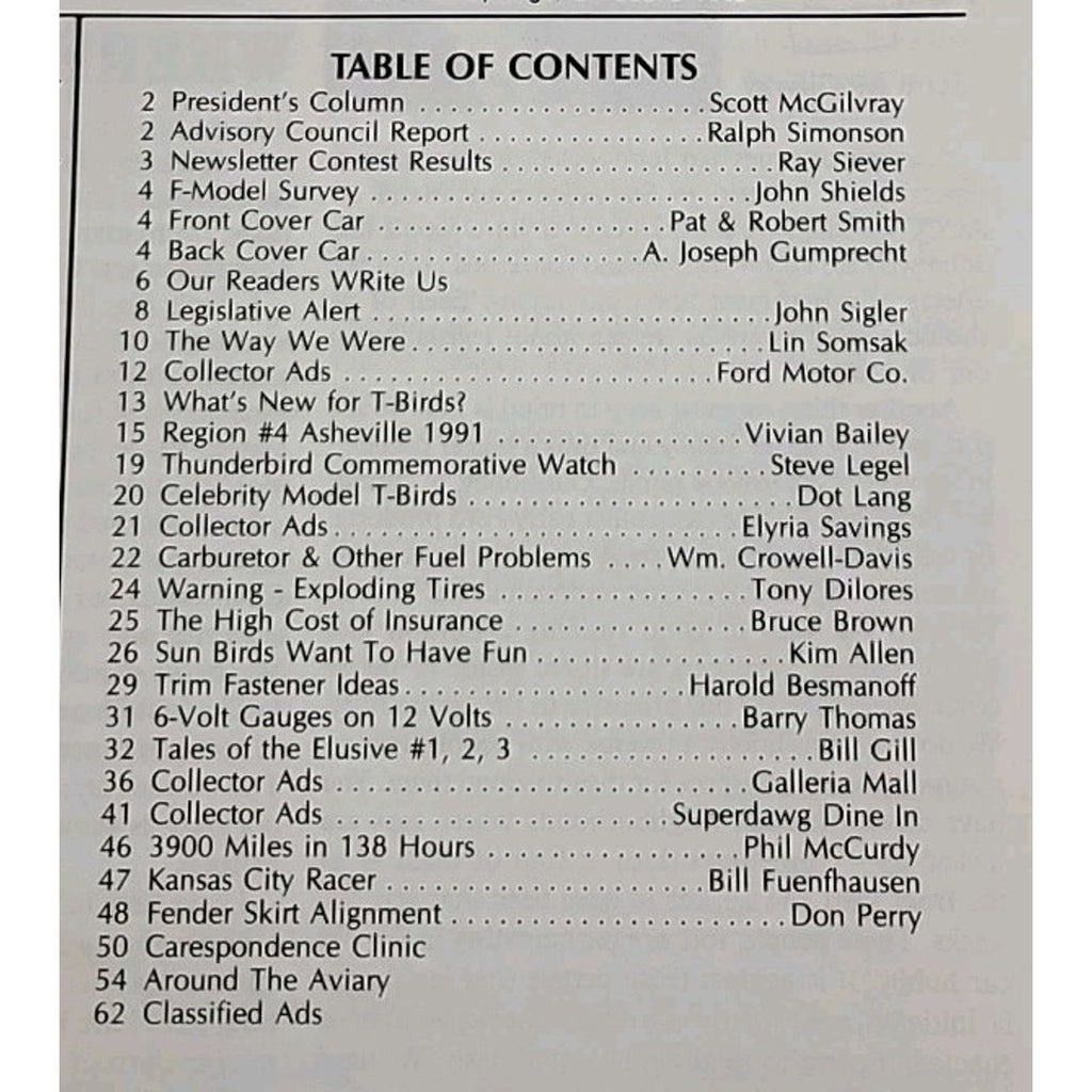 Early Bird Magazine September-October 1991