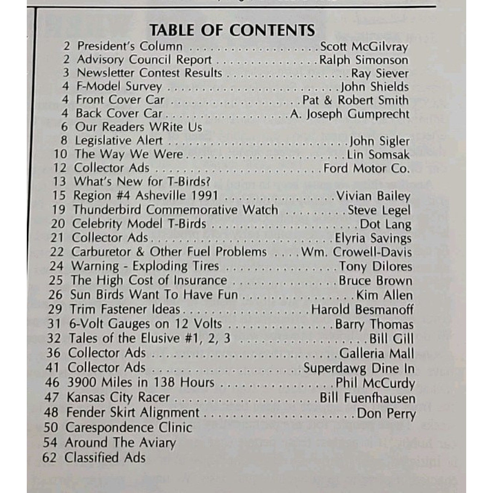 Early Bird Magazine September-October 1991