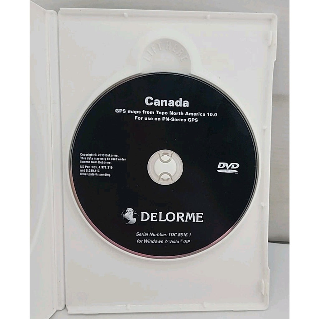 Delorme Topo North America Version 10 *ONLY PICTURED DISCS*