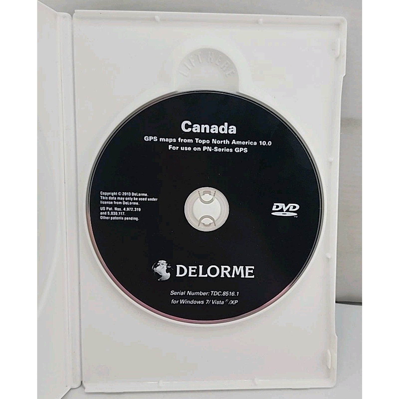 Delorme Topo North America Version 10 *ONLY PICTURED DISCS*