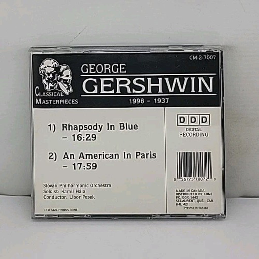 George Gershwin Rhapsody in Blue an American in Paris CD