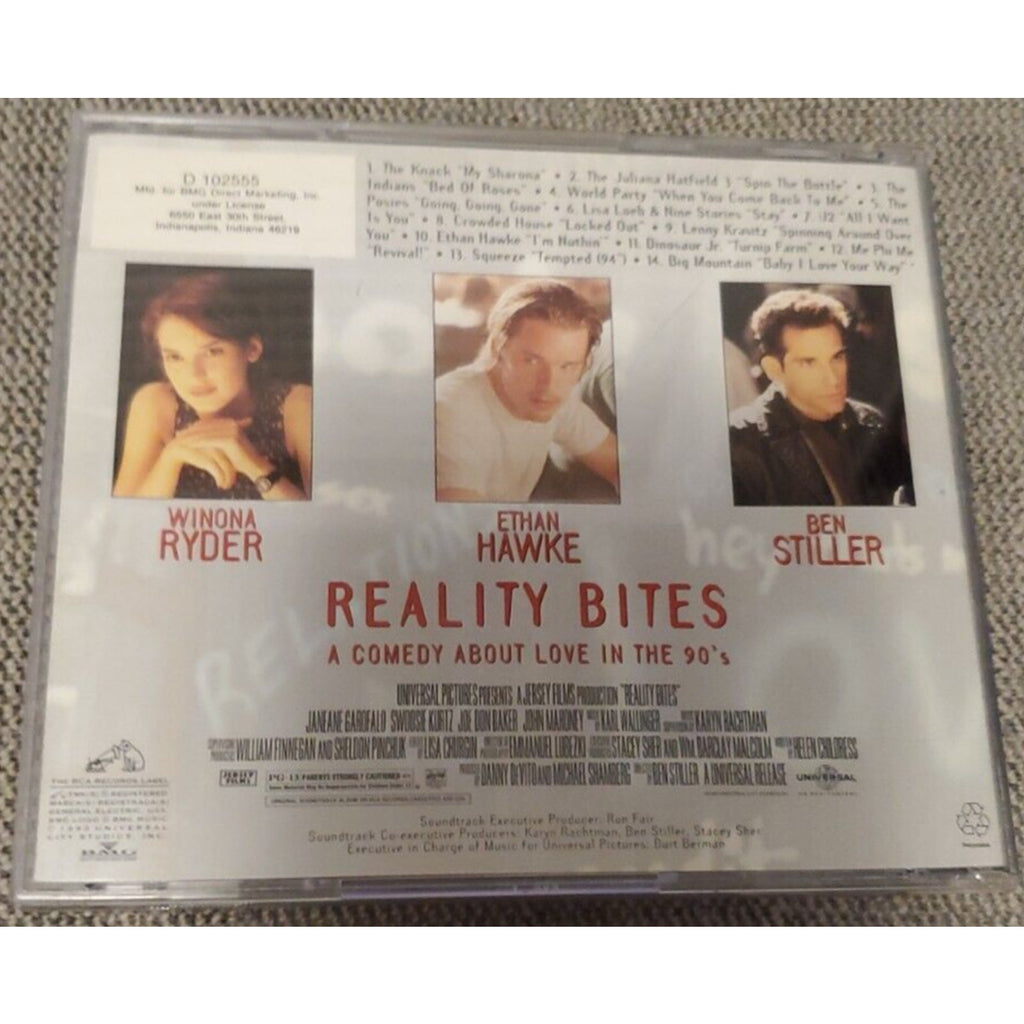 Reality Bites by Original Soundtrack (CD, Feb-1994, RCA)
