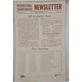 International Championship Newsletter March 1963 Volume 3 Number 6