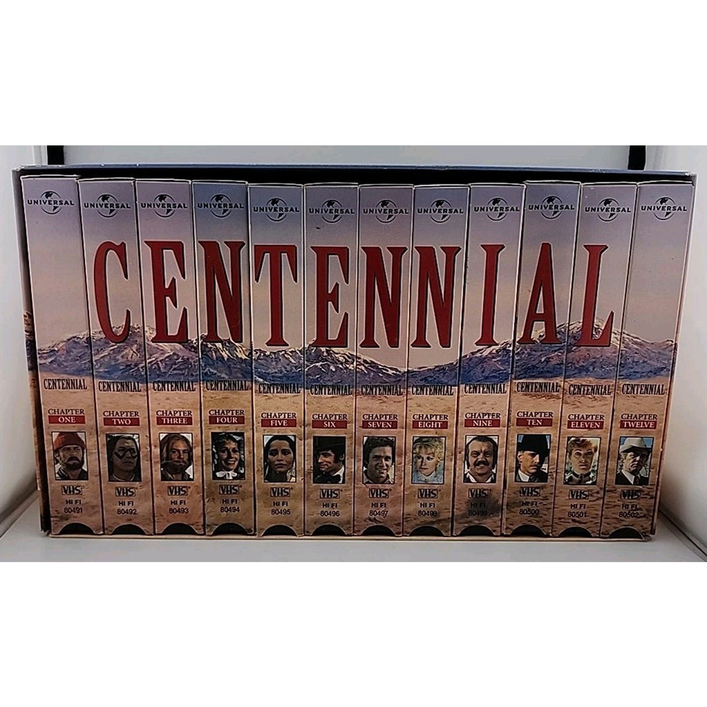 Centennial (VHS, 1997, 12-Tape Set)