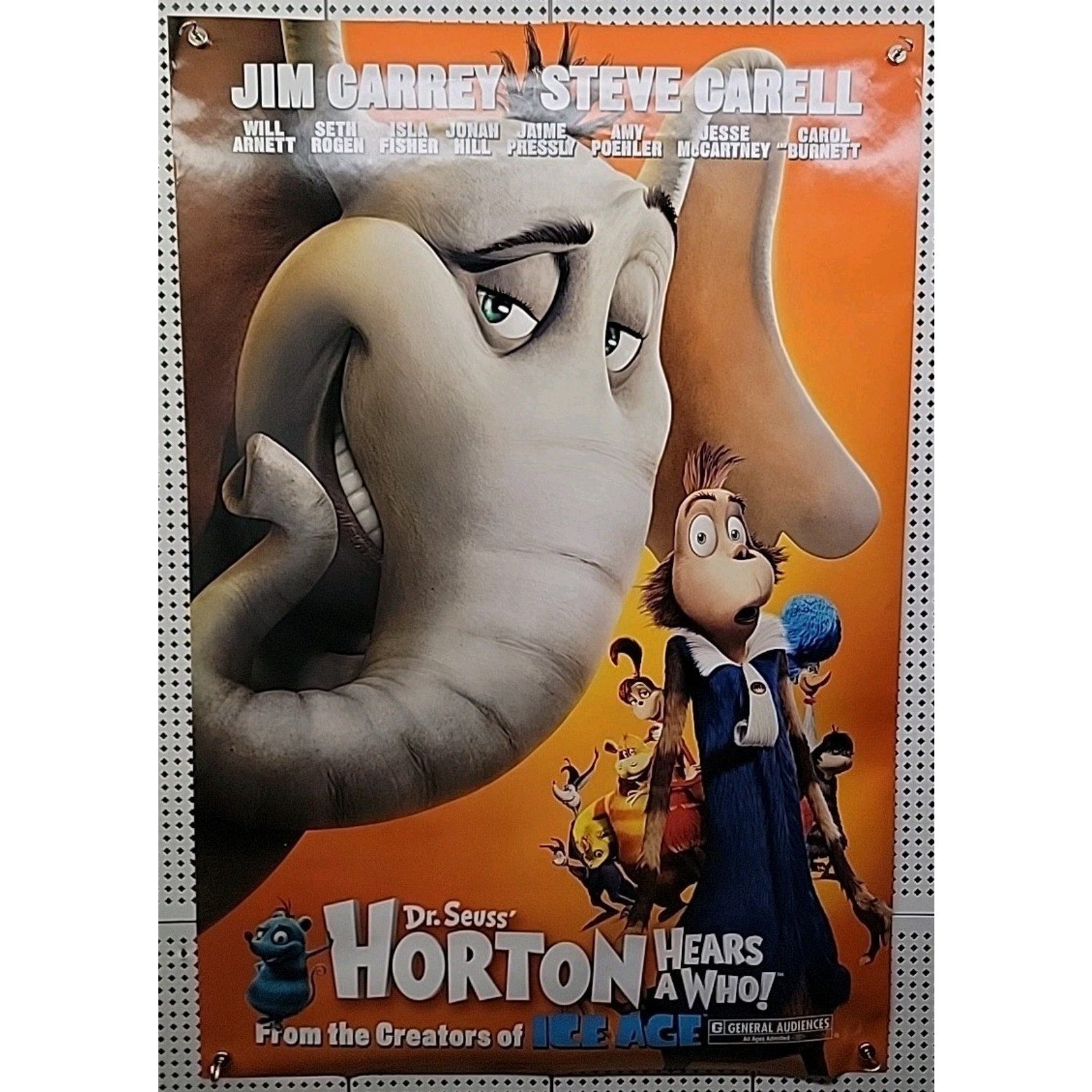 Horton Hears a Who! 2008 Double Sided Original Movie Poster 27" x 40"