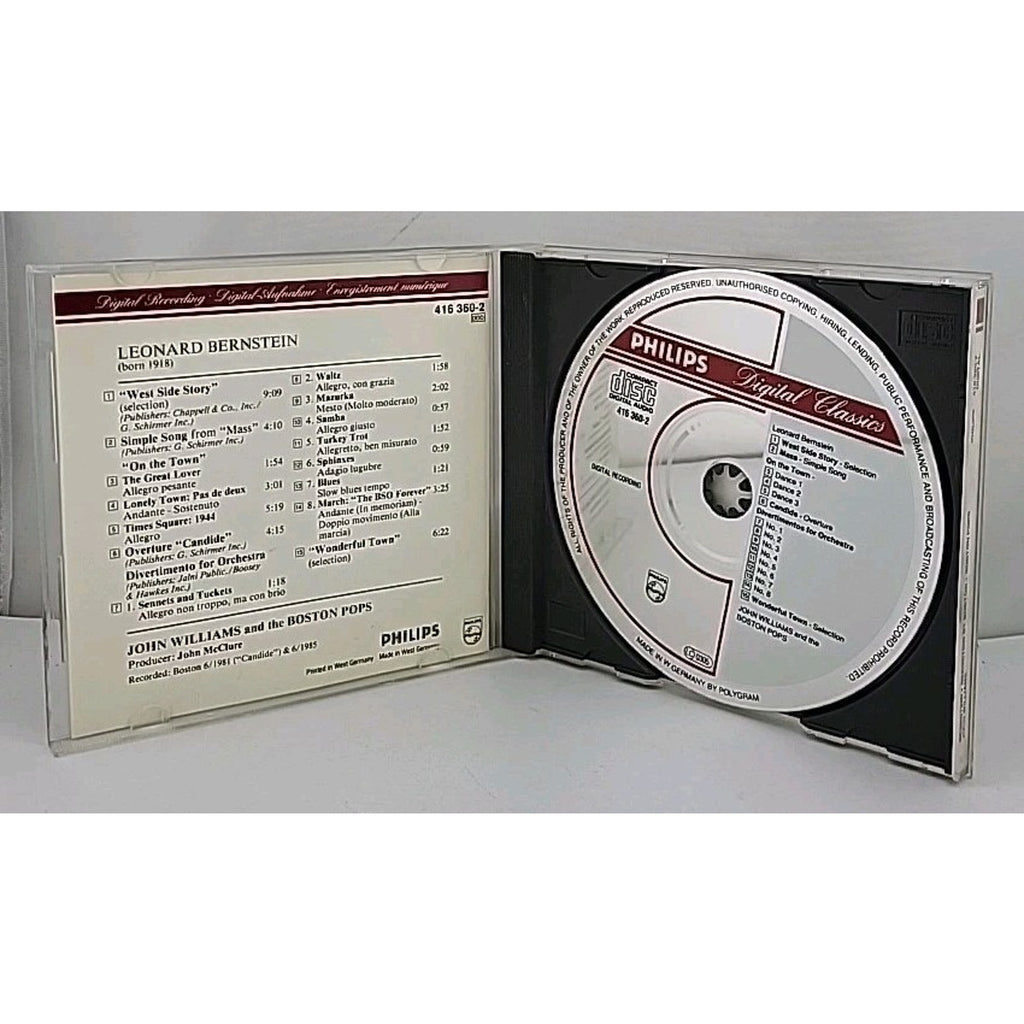 Bernstein by Boston by Boston Pops; Williams, John T. (CD, 2008)