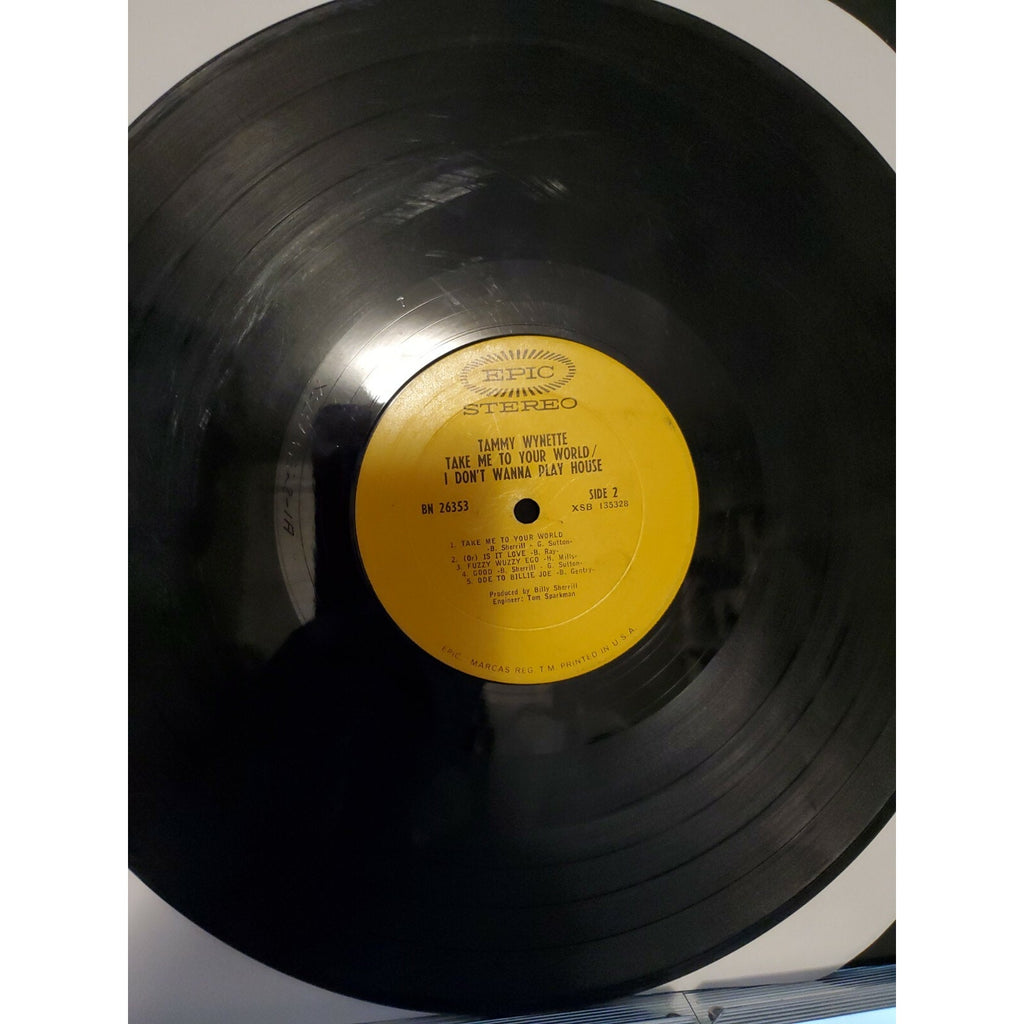 TAMMY WYNETTE Take Me To Your World 1968 Epic Vinyl LP - BN 26353 NM-