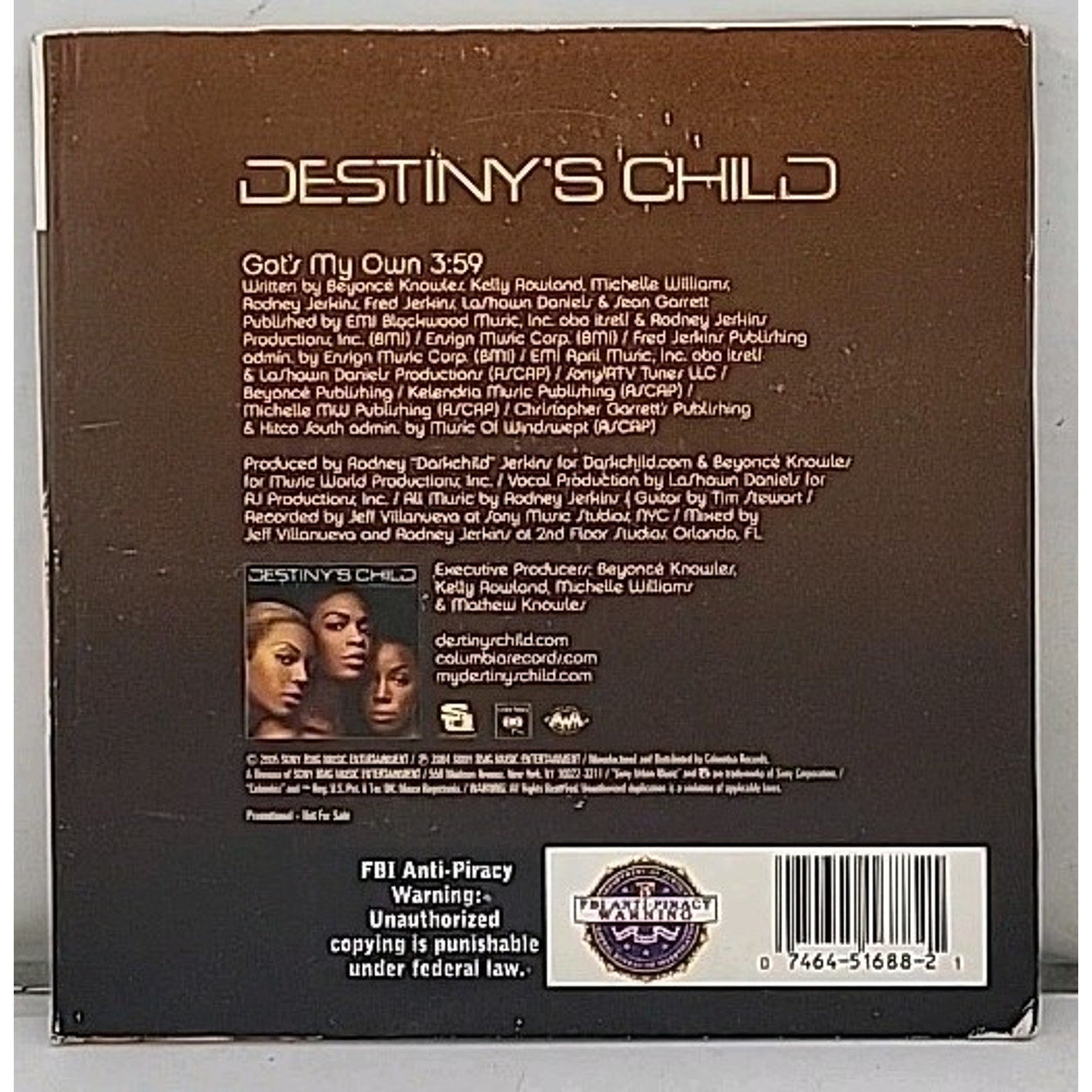 Destiny's Child, Got's My Own (CD)