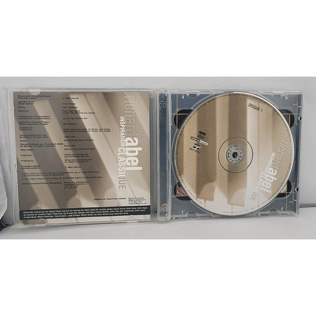Richard Abel Inspiration Classique 2 CD Album with Prague Philharmonia Signed