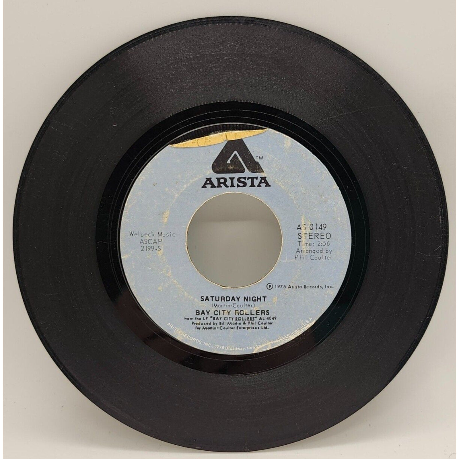 Marlina / Saturday Night by Bay City Rollers (Record) - AS-0149