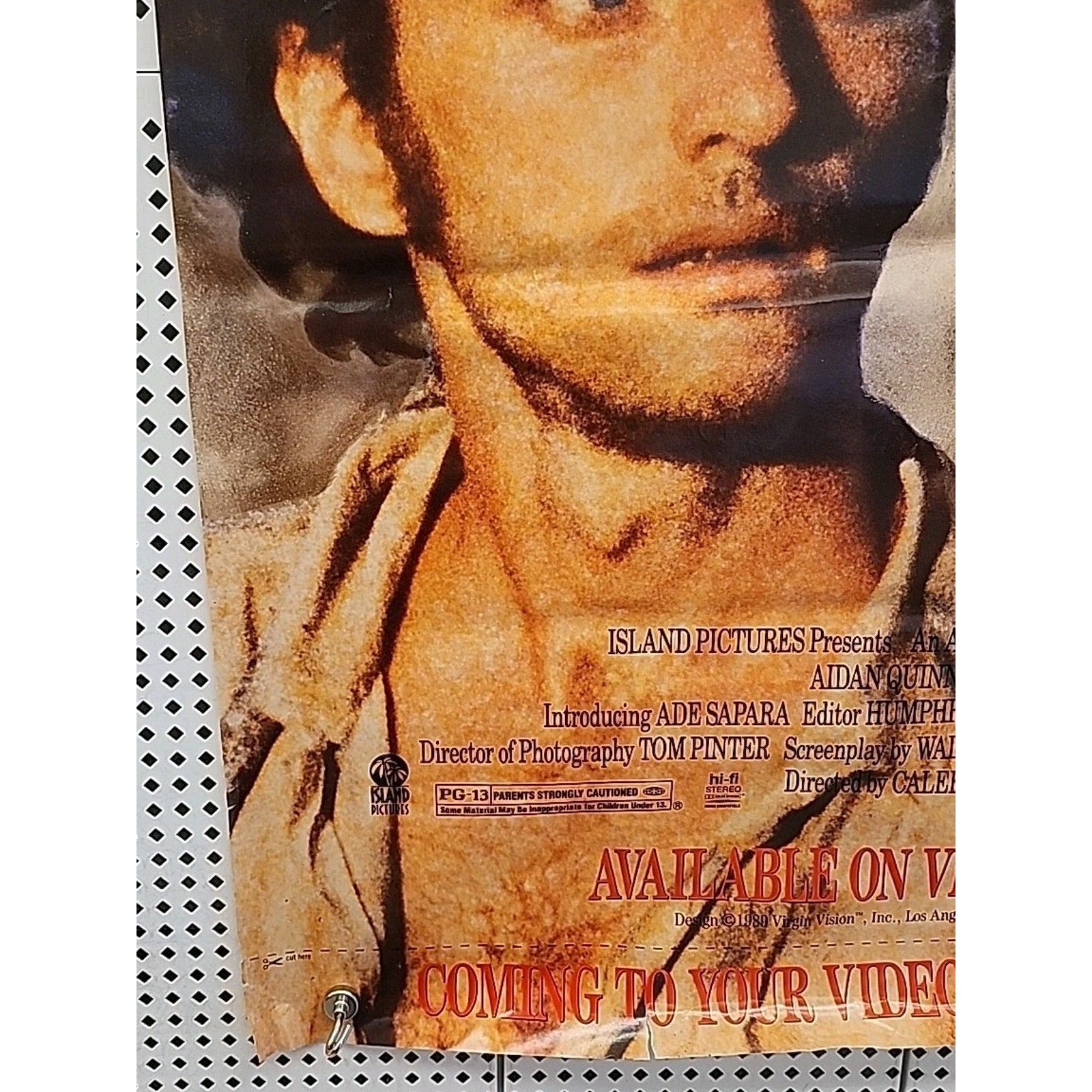 Crusoe Movie Poster 26x40 One Sheet 1989 Aidan Quinn