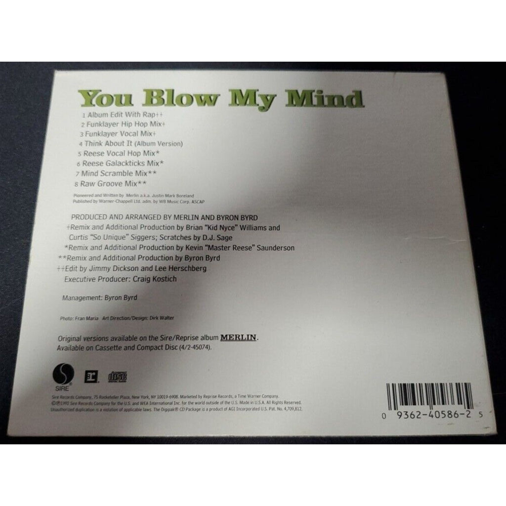 You Blow My Mind [EP] by Merlin (CD, Nov-1992, Sire)