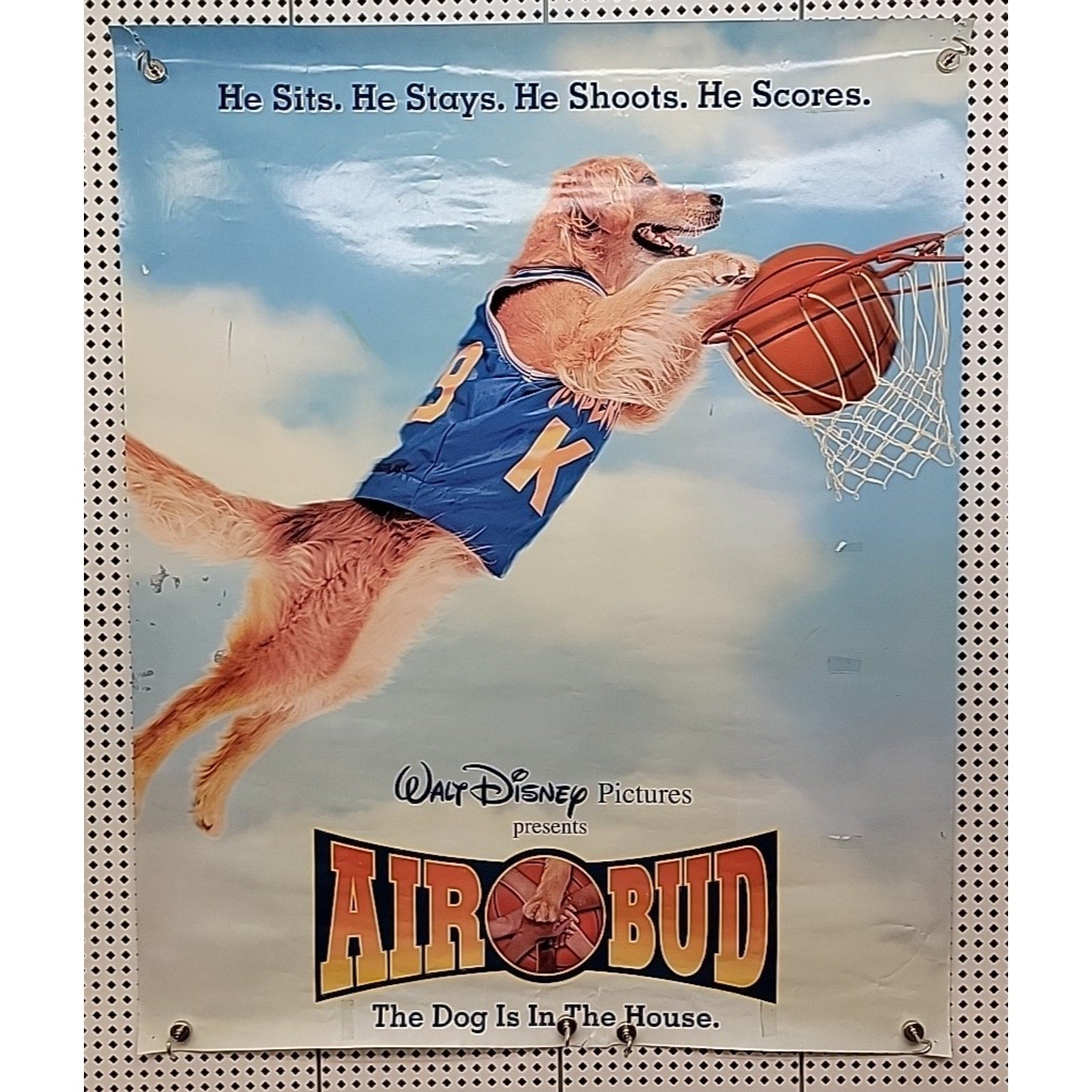Double Sided Original Movie Posters ~ 27”x40” Air Bud
